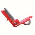 Ergonomisches Rotes Daumenmesser mit Edelstahlklinge