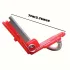 Ergonomisches Rotes Daumenmesser mit Edelstahlklinge