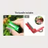 Ergonomisches Rotes Daumenmesser mit Edelstahlklinge