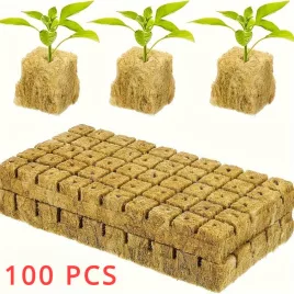 100 Stück hydroponische Anzuchtwürfel