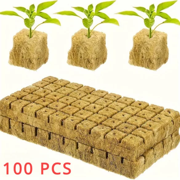 100 Stück hydroponische Anzuchtwürfel