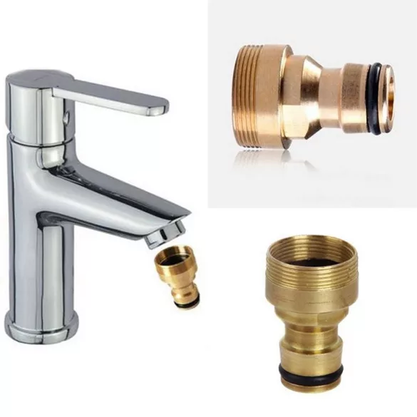 Messing-Schnellkupplungs-Gartenwasserschlauch-Hahnadapter