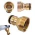 Messing-Schnellkupplungs-Gartenwasserschlauch-Hahnadapter