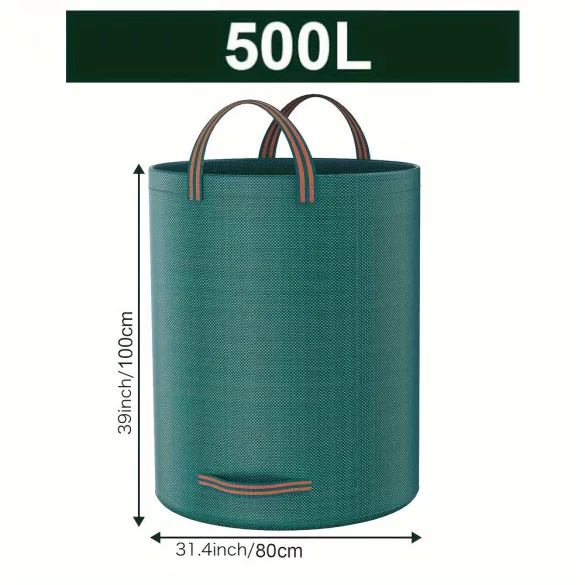 3-teiliges Set großer, robuster Gartensack