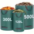 3-teiliges Set großer, robuster Gartensack