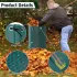 3-teiliges Set großer, robuster Gartensack