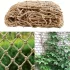 Beigefarbener Rattan und geflochtenes Netz