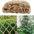 Beigefarbener Rattan und geflochtenes Netz