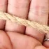 Beigefarbener Rattan und geflochtenes Netz