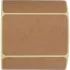 Natürlicher Brauner Kraftpapier-Aufkleber