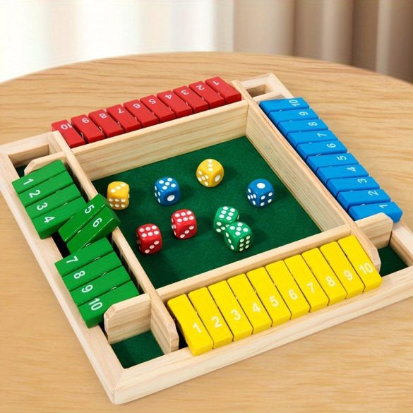 Buntes Würfel-Brettspiel