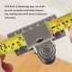Präziser und transparenter Metall-Maßbandhalter-Clip