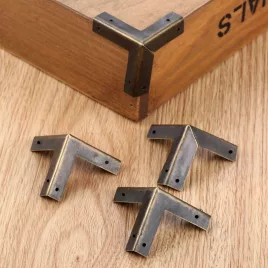 8 Stk. Antik-Bronze-Metalleckenschutz