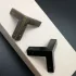 8 Stk. Antik-Bronze-Metalleckenschutz