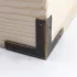 8 Stk. Antik-Bronze-Metalleckenschutz