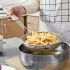 Premium Edelstahl-Sieb mit Holzgriff