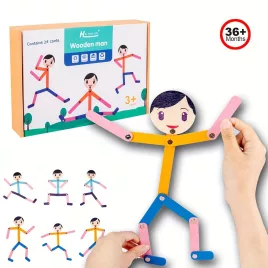 Kreatives Holzpuzzle für Kinder