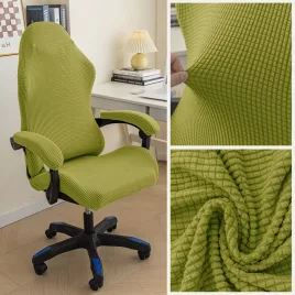 Klassischer Stretch-Fleece Gamer Stuhlbezug