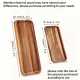 Vielseitiges Holz-Serviertablett – Perfekt für Kaffee, Tee, Schmuckpräsentation und Aufbewahrung, Obst, Speisen, Frühstück und Abendessen – Gestreiftes Design, Ideal für Zuhause, Küche, Restaurant