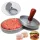 Grauer Metall-Burgerpresse