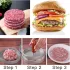 Grauer Metall-Burgerpresse
