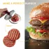 Grauer Metall-Burgerpresse
