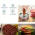 Grauer Metall-Burgerpresse