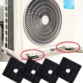   4 Stück universelle Vibrationsdämpferunterlage für Außeneinheit Klimaanlage