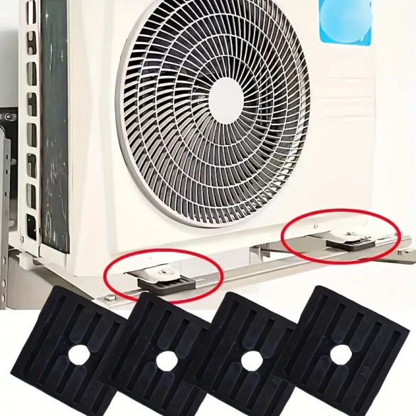 4 Stück universelle Vibrationsdämpferunterlage für Außeneinheit Klimaanlage