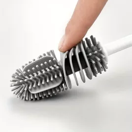 Langer Silikonflaschenbürste
