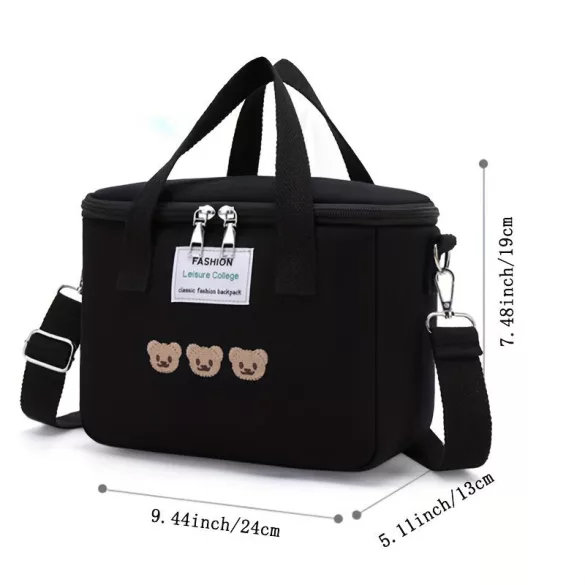 Große, vielseitige, isolierte Lunch-Tasche für Schüler