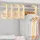 8-teiliges Set, doppelseitiger Holzschrank-Organizer