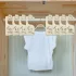 8-teiliges Set, doppelseitiger Holzschrank-Organizer