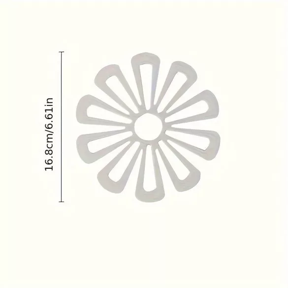 1 Stück Silikon-Blumenmuster, hitzebeständige Untersetzer