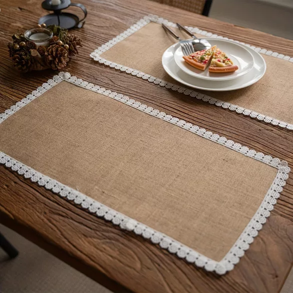 6er-Set Amerikanische Retro Einfache Tischsets