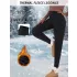Damen Thermo-Fleece-Leggings mit 2,5 cm Bundbreite