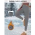 Damen Thermo-Fleece-Leggings mit 2,5 cm Bundbreite