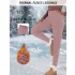 Damen Thermo-Fleece-Leggings mit 2,5 cm Bundbreite