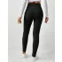 Elegante hochtaillierte gerippte Strickhose für Damen