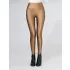 Hochtaillierte Kunstleder-Leggings mit Plüschfutter