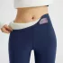 Damen Hochbund-Fleece-Leggings für Wintersport, Fitness und Yoga