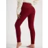 Damen Hochbund-Fleece-Leggings für Wintersport, Fitness und Yoga
