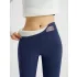 Damen Hochbund-Fleece-Leggings für Wintersport, Fitness und Yoga