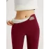 Damen Hochbund-Fleece-Leggings für Wintersport, Fitness und Yoga