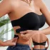 Nahtloser, trägerloser Bandeau-BH für Damen