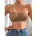 Nahtloser, trägerloser Bandeau-BH für Damen