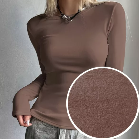 Damen Herbst-Winter Thermo Strickoberteil