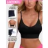 Klassischer gerippter Strick Yoga-Stil Neckholder-Rückenfreier Sport-BH