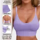 Klassischer gerippter Strick Yoga-Stil Neckholder-Rückenfreier Sport-BH