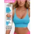 Klassischer gerippter Strick Yoga-Stil Neckholder-Rückenfreier Sport-BH